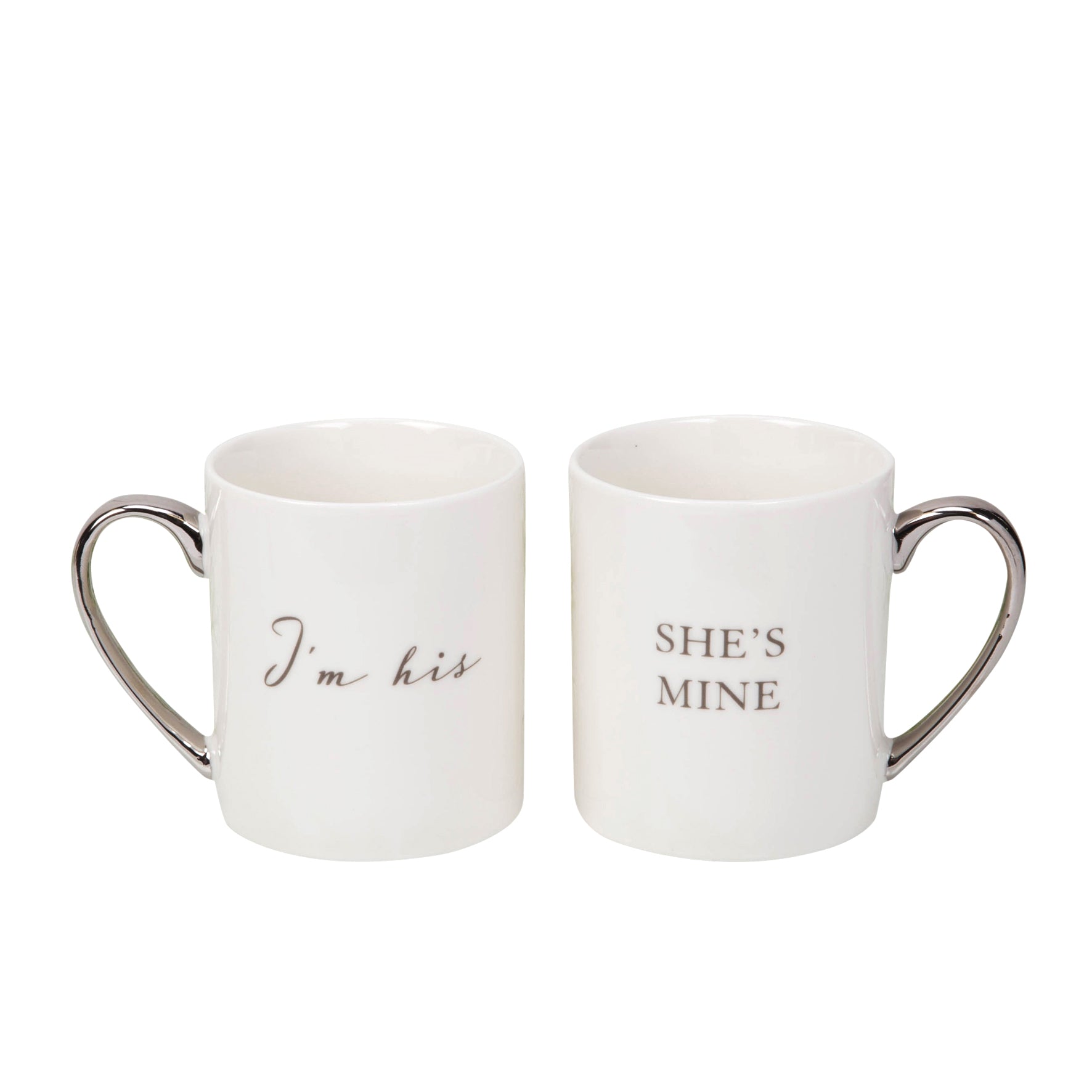 Romantic Mugs for Couples - Amore "I'm His She's Mine"