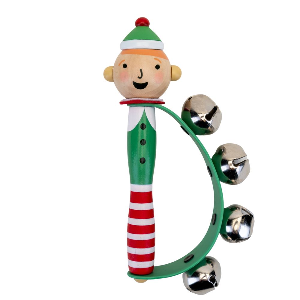 Christmas Jingle Bells - Wooden Musical Toy for Toddlers & Kids